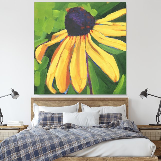 Lienzo Black Eyed Susan Large Floral (Insitu(Dormitorio))
