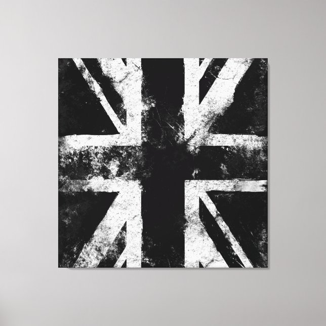 Lienzo Black Grunge UK (Anverso)