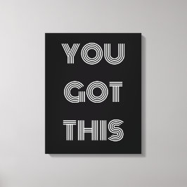 Lienzo Black Personalizado TIENES ESTE MOTIVO