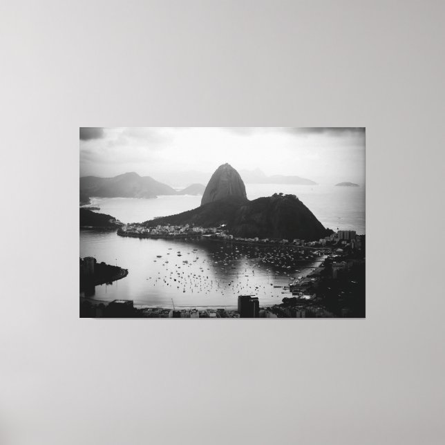 Lienzo Black Rio de Janeiro - Brasil (Anverso)