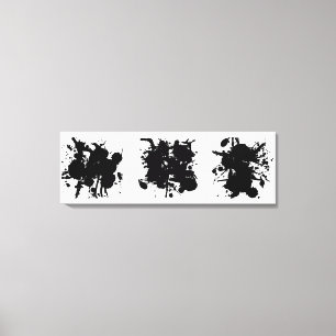 Lienzo Black Spots de resumen moderno