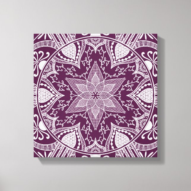 Lienzo Blackberry Mandala (Anverso)