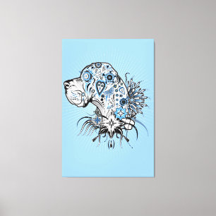 Lienzo BlackHeart Great Dane