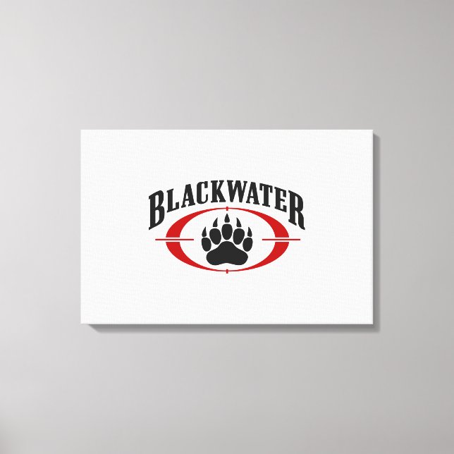 Lienzo Blackwater USA Security (Anverso)