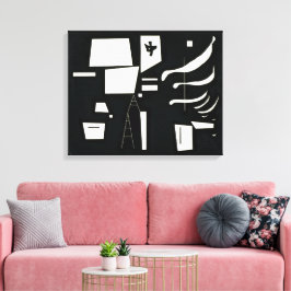 Lienzo Blanco: suave y duro | Kandinsky |