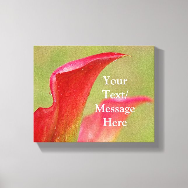 Lienzo Blank Calla Lily Canvas (Anverso)