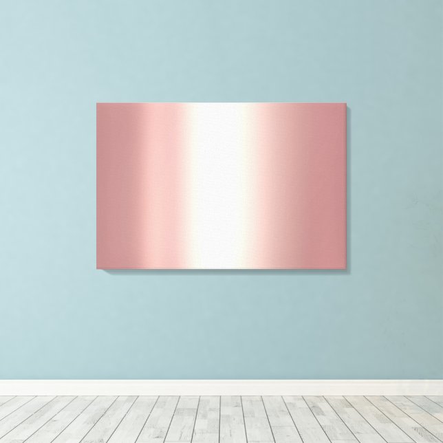 Lienzo Blank Rosegold Background Upload Your Photo to (Insitu (piso de madera))