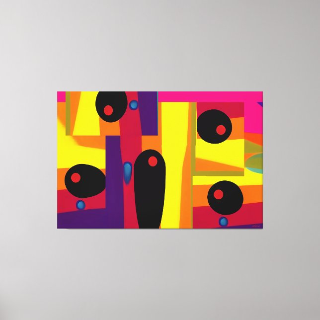 Lienzo Blobula Ken Gage Abstract Surrealism (Anverso)