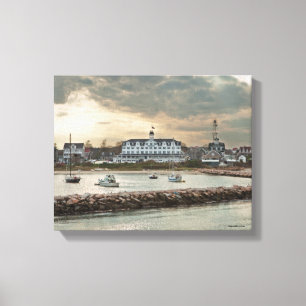 Lienzo Block Island, Rhode Island