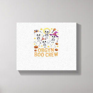 Lienzo Blogger Boo Crew Skeleton Danzando Halloween Sp
