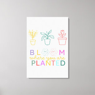 Lienzo Bloom Donde Se Plantea Motivación
