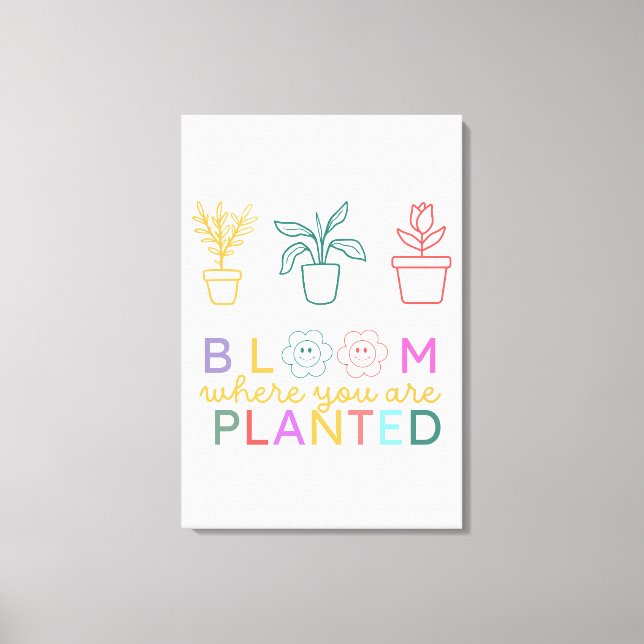 Lienzo Bloom Donde Se Plantea Motivación (Anverso)