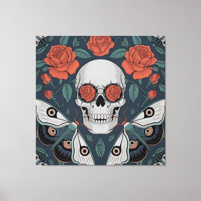 Lienzo Bloom Eterno: Un baile de vida y muerte (Anverso)