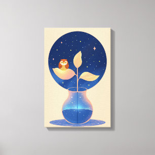 Lienzo Bloom Mystic Night Owal Garden