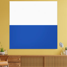 Lienzo Bloque de color Minimalista azul profundo negrita