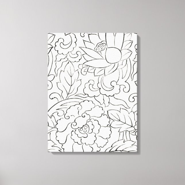 Lienzo Bloque de madera de época japonés: imprima Yatsuo  (Anverso)