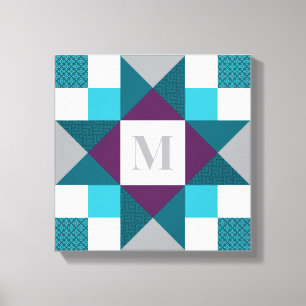 Lienzo Bloque de remolque de estrella de Ohio en Verde az