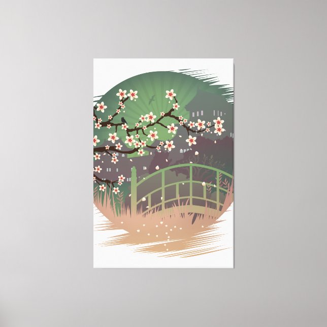Lienzo Blossom Sundown (Anverso)