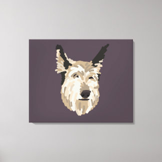 Lienzo Blu Portrait Canvas Art - Fondo