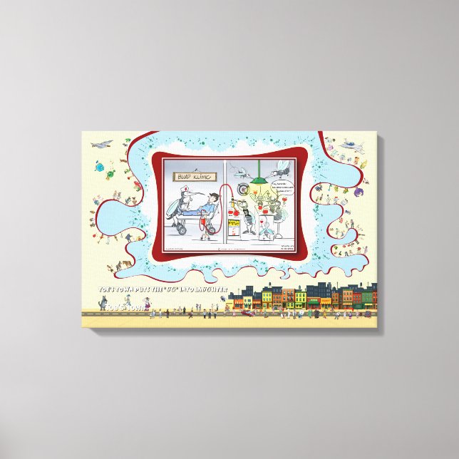 Lienzo Blud Klinic | Valentine’s Day 24x16 (Anverso)