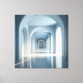 Lienzo Blue Arch Corridor”