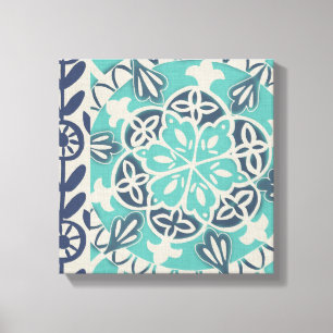Lienzo Blue Batik Tile I