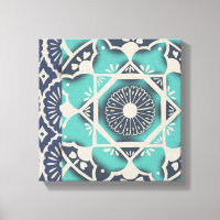 Blue Batik Tile II