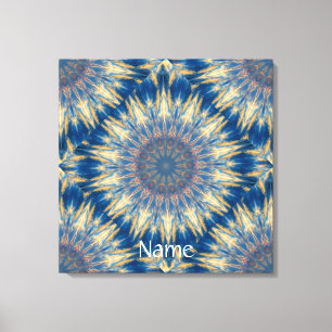 Lienzo Blue Chakra Kaleidoscope Thunder_Cove