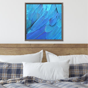 Lienzo Blue feathers