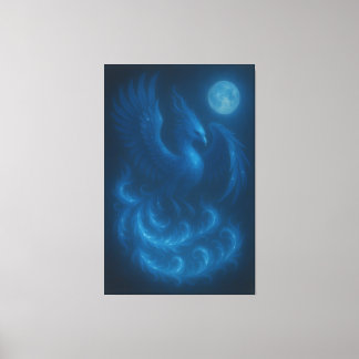 Lienzo Blue Moon Phoenix · Fine Art Canvas Print