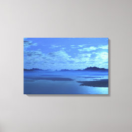 Lienzo Blue Mountains Blue Lake Bella Artes Canvas Wrap