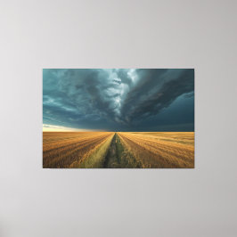 Lienzo Blue Norther Poster - Dramatic Weather Front Print