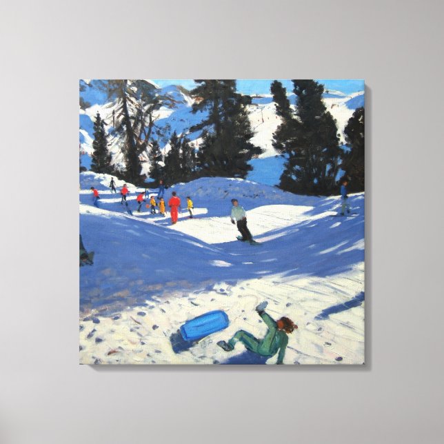 Lienzo Blue Sledge Belle Plagne (Anverso)