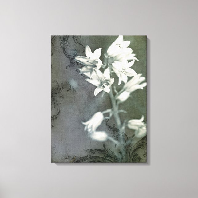 Lienzo Bluebells en blanco y negro (Anverso)