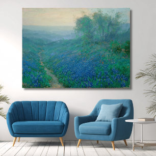 Lienzo Bluebonnets al amanecer, Onderdonk