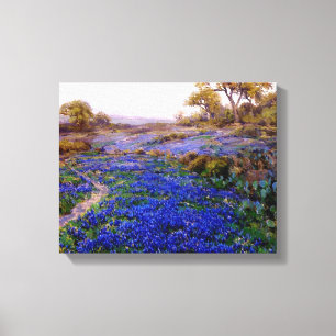 Lienzo Bluebonnets en Twilight, al norte de San Antonio