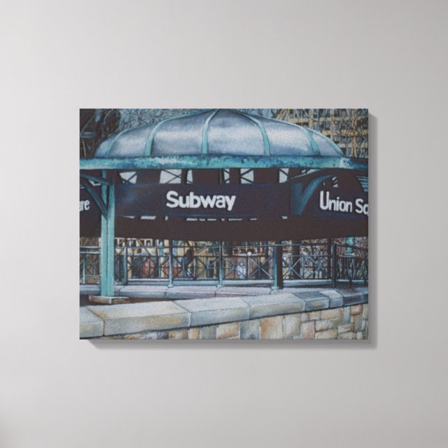 Lienzo Blues subterráneos (Anverso)