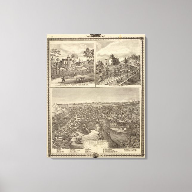 Lienzo Bluffs del Consejo (Anverso)