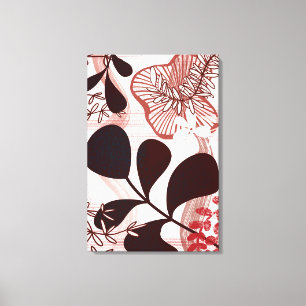 Lienzo Blush Horizon – Botánico Abstracto Moderno
