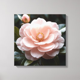 Lienzo Blushing Camellia Adornment