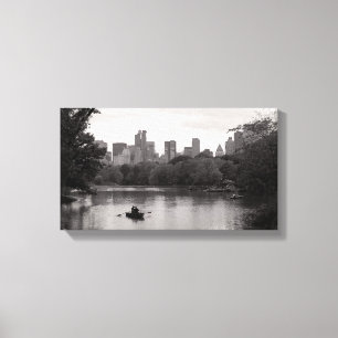 Lienzo Boating in Central Park NYC (Canvas)