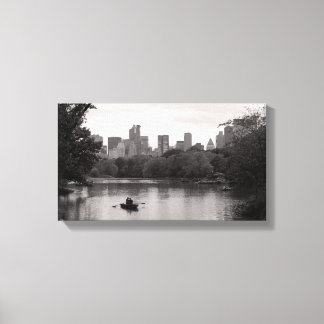 Lienzo Boating in Central Park NYC (Canvas)