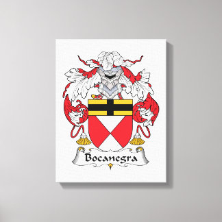 Lienzo Bocanegra Family Crest
