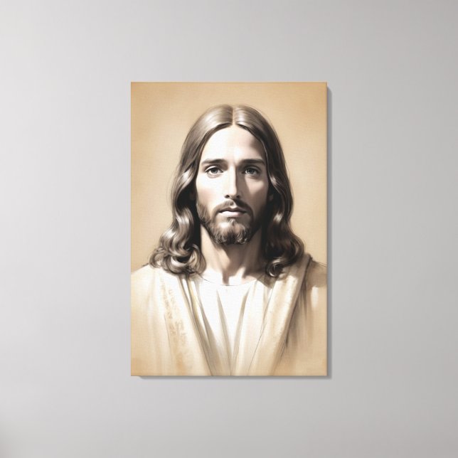 Lienzo Boceto de Jesús 6 (Anverso)