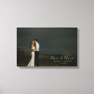 Lienzo Boda Amor Retrato de fotografía completa Personali