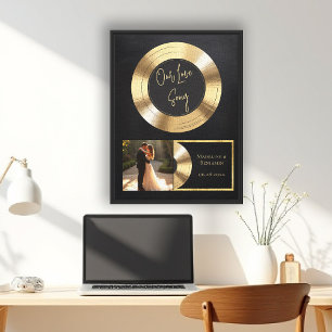 Lienzo Boda de canción especial Aniversario de oro Foto L