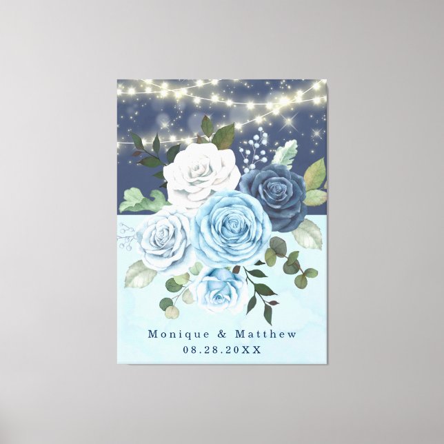 Lienzo Boda de iluminación de la Marina Azul de Dusty (Anverso)