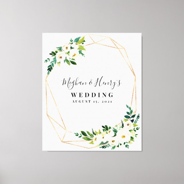 Lienzo Boda de signos de bienvenida, signo de bienvenida  (Anverso)