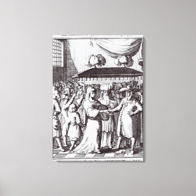 Lienzo Boda judío (Anverso)