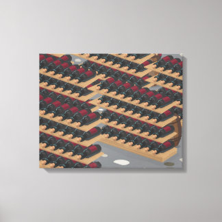 Lienzo Bodega de vino